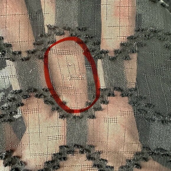 Whimsigoth Banana Republic Sheer Black Blouse Sz S - Picture 8 of 9